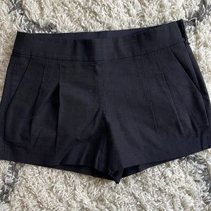 JCrew Black, Side zip Shorts with Pockets